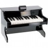 Vilac - Piano Electronique - Instrument de Musique - Jouet Educatif en Bois - Partitions Incluses - 25 Touches - Noir - pour 