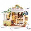 DLGF Maison de Poupée 3D à Léchelle 1:24 Maison Miniature a Construire Cadeaux de Décoration Dintérieur pour Adultes et Ado