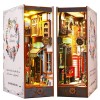 ROCOXIA Kit de miniatures lumineuses pour coin de livres, pour coin de livres, maison de poupée, pour adultes vacances sur l
