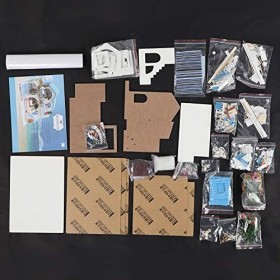 Soran Maison de poupée, kit de Maison de poupée, Bricolage Durable pour Les Enfants damis