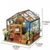 Maison de Poupée avec Meubles - Maison de Poupées en Bois 3D - Maison Miniature a Construire - Meilleur Cadeau danniversaire