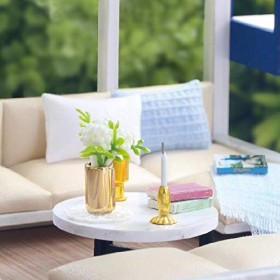 FZ FUTURE Kit DIY Dollhouse en Bois Ainsi Que La Poussière Et Le Mouvement De La Musique, Miniature avec des Meubles De Maiso