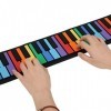 Piano à enroulement flexible 49 Clavier de piano de musique Clavier de musique numérique électronique en silicone pliable Pia