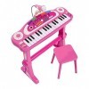 Simba - 106830690 - Clavier sur Pied - My Music World avec Tabouret - Girls