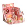 Toyvian 2 Pièces Modèle De Maison Bricolage Maison Mini Maison Kit Cadeau danniversaire Hommes Et Femmes Miniature en Bois