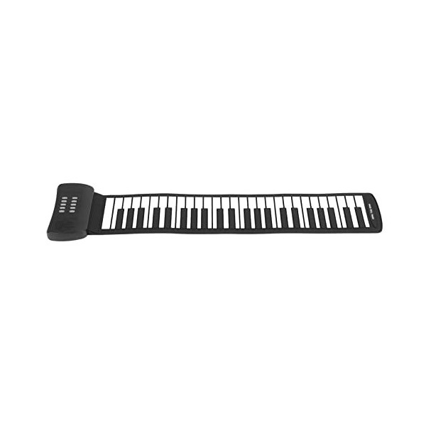 Piano Enroulable, 49 Touches Roll Up Keyboard Piano électronique Pliable pour Enfants Débutants, Fonction MIDI Portable éduca