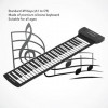 Piano Enroulable, 49 Touches Roll Up Keyboard Piano électronique Pliable pour Enfants Débutants, Fonction MIDI Portable éduca