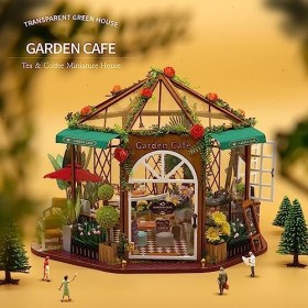 Maison de poupée miniature Kit de maison de bricolage Mini maison de poupée avec kit de meubles Kit de petite maison avec min