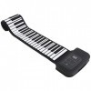 Roll-Up Piano, Silicone 88 touches Piano électrique Clavier Hand Roll Piano Cristmas cadeau danniversaire 88 Keys 