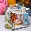 ChengBeautiful Bricolage Dollhouse DIY Kit Dollhouse Modèle de Construction Mini 3D avec des Meubles Cadeau danniversaire fo