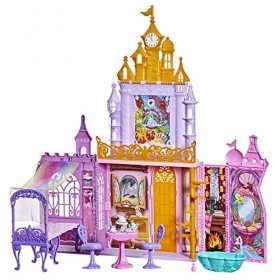 Hasbro Disney Princess Fold n Go Château de fête Pliable pour poupées Tendance, Meubles et Accessoires, Jouet pour Filles à 