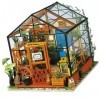 1 Pc Construisez Votre Maison De Poupée Puzzle Maison De Poupée Bricolage Modèle De Maison De Poupée Bricolage Mini Kit De Co