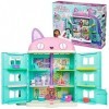 Gabbys Dollhouse, Purrfect Dollhouse with 15 Pieces Including Toy Figures, Furniture, Accessories and Sounds, Kids Toys for 