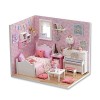 Heqianqian Kits de Maison Table Basse de Sofa de Salon de Maison de poupée en boisAccessoires avec Le Cadeau de Fille Kit de 