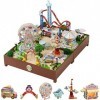 DTREEL Kit Miniature de Maison de poupée Bricolage avec Meubles 3D Maison de poupée en Bois Cadeaux artisanaux Cadeau Romanti