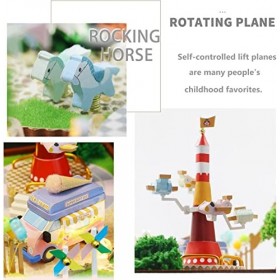 DTREEL Kit Miniature de Maison de poupée Bricolage avec Meubles 3D Maison de poupée en Bois Cadeaux artisanaux Cadeau Romanti