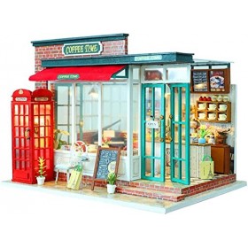 Kit de maison de poupée - Kit miniature de maison de bricolage, cadeaux faits à la main pour les femmes, kit de construction 