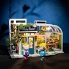 ChengBeautiful Bricolage Dollhouse Modèle de Construction Miniature Salle Fleur Dollhouse Dollhouse Bricolage en Bois Kit for
