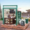 NXYDQ Bricolage Dollhouse Meubles en Bois Miniature Kit, Main Mini Craft House Plus Dust Cover & LEDlight, Cadeau danniversa