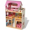 vidaXL Maison de poupées à Trois étages pour Enfant Bois 60 x 30 x 90 cm