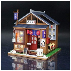 XBSLJ Maisons pour poupées Kit de Maison de poupée Miniature Bricolage avec Accessoires de Meubles Cadeau créatif pour Les Am