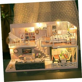 Toyvian Mini Maison Maison De Poupée Kit Jouets pour Enfants Kits De Petite Maison Jouet pour Enfants Mini Maison De Poupée J