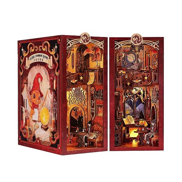 Kit De Maison De Poupée 3d Puzzle, Serre-livres En Bois, Niche