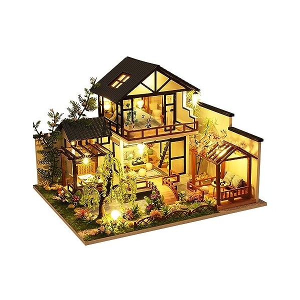 Assembler des modèles de bâtiments Pour: Big Doll House Casa Mason Book UK Mini maison de poupée en bois Mini jouets Puzzle d