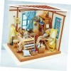 ibasenice 1Pc Enfants Miniature Maison De Poupée 3D Puzzle Maison De Poupée Miniature Maison Assemblée Miniature Bricolage Ma