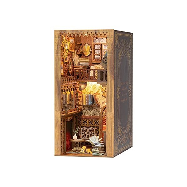 Fsolis YS05 Kit de maison de poupée miniature avec meubles 3D en bois pour adultes