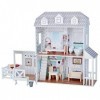 Teamson Kids Maison de poupée 30 cm Ferme de rêve Blanc Grise Blanche TD-12901A