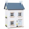 Le Toy Van - Wooden Dolls House - Sky Doll House - Kids Dolls House - 2 Storey Dolls House with Attic - Wooden Summer House -