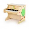 Small Foot 10724 Piano Petit Renard, en Bois, Instrument pour Enfants pour Les Premiers Pas dans Le Monde de la Musique, Beig