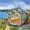 Dollhouse DIY Miniature Room Set, Nouvelle-Zélande Ville Jouets en Bois pour Assemblage | Grand kit de Maison de poupée Brico