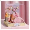 ACiyD Kit de Maison de poupée Miniature Bricolage, Mini Maison de poupée en Bois Heart Time + kit de Meubles Anti-poussière, 