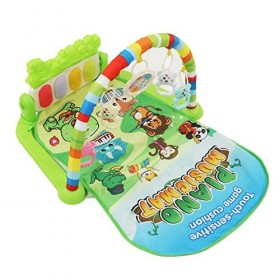Kick & Play Piano Gym avec Jouets Musicaux, Tapis dactivité de Gymnastique pour bébé Kick Play Piano avec Jouets Musicaux So
