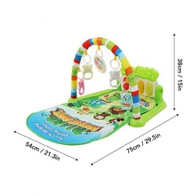 Kick & Play Piano Gym avec Jouets Musicaux, Tapis dactivité de Gymnastique pour bébé Kick Play Piano avec Jouets Musicaux So