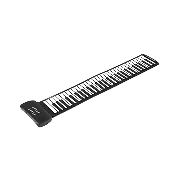 Zunate Roll Up Piano, 61Keys Portable Keyboard Piano, Hand Roll Electric Piano Keyboard for Beginners Kids, Educational Elect