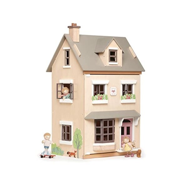 Tender Leaf Maison de Poupée: Villa Foxtail 44x37,5x71cm, Une Villa avec Un Ensemble de Meubles poupées sont Vendus séparé