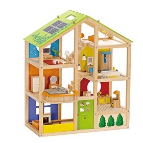 Hape Maison de poupée en Bois meublée