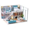 Kit de Maison de poupée Miniature Bricolage, Petit kit de Meubles dappartement pour Maison de poupée, pour Amis Enfants Adul