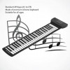 Piano Enroulable, 49 Touches Clavier électronique Portable Clavier Pliable Piano pour Ordinateur Tablettes Son Externe ou Cas