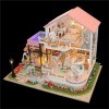 BONOCO Dream Cabin Series Modèle architectural Creative Pink Princess Cabin Assemblage fait à la main Intérieur Jouet Villa M