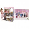 Pack KidKraft - 65839 - Maison poupée - Magnolia et KidKraft - 65202 - Famille de poupée