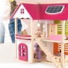 Chanmee Modèle de Maison de poupée Bricolage, Style de Simulation élevée Beau Jouet de Maison de poupée écologique, intéressa