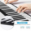 Claviers Piano Souple 61 Touches en Silicone Pliable Portable pour Débutants Enfants Musical Jouet