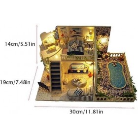 LEONYS Kit de Maison de poupée Miniature Romantique et Mignonne, Salle créative, Cadeau de Bricolage Parfait for Les Amis, Le