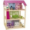 KidKraft Maison de Poupée So Chic en Bois Incluant Accessoires et Mobilier, Maison à 3 étages avec Jeu à 360 degrés pour Poup