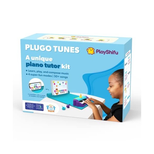 Plugo Tunes de PlayShifu- Kit d’Apprentissage du Piano| Musical STEAM pour les 4-10 Ans| Instrument de Musique pour Garçons e