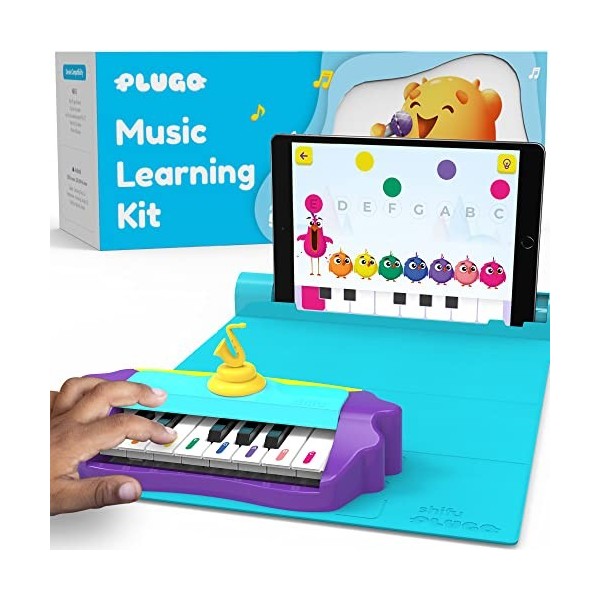 Plugo Tunes de PlayShifu- Kit d’Apprentissage du Piano| Musical STEAM pour les 4-10 Ans| Instrument de Musique pour Garçons e